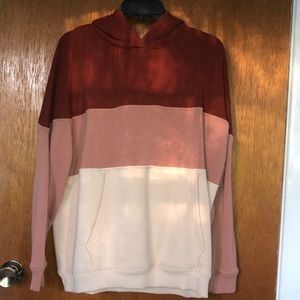 American Eagle pull over colorblock hoodie
